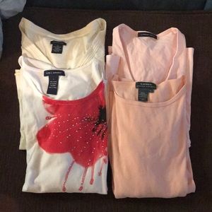 Large shirt bundle of 4